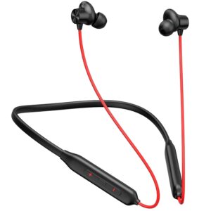 N2C Bluetooth Neckband with 52H Playtime, Deep Bass, Stereo Sound, HD Calls, Magnetic Earbuds
