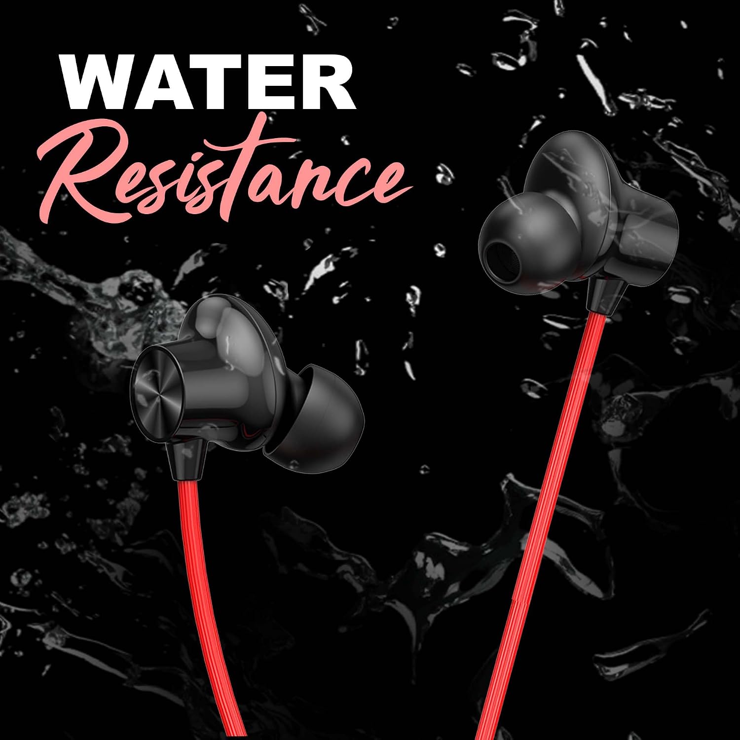 N2C Bluetooth Neckband with 52H Playtime, Deep Bass, Stereo Sound, HD Calls, Magnetic Earbuds